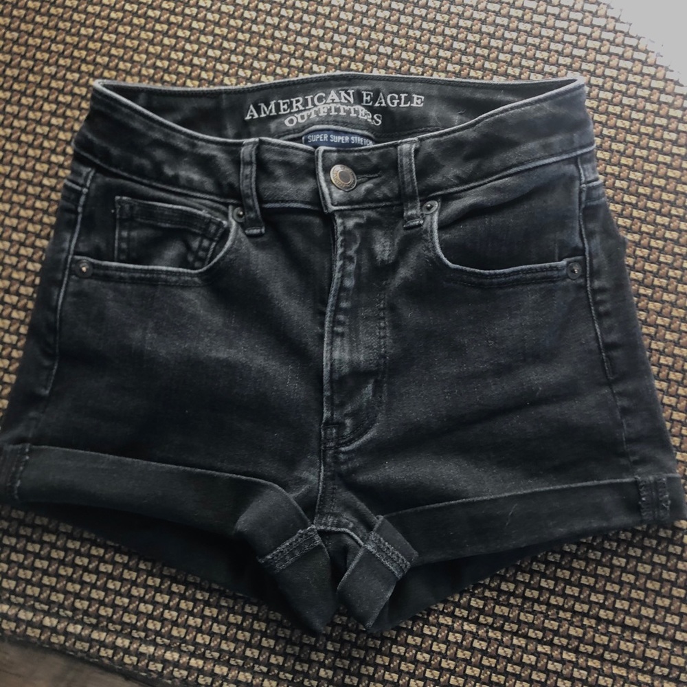 American Eagle Black Jean shorts